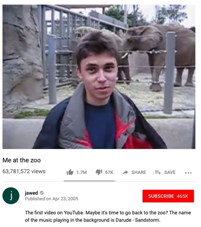 Who was the first Youtuber