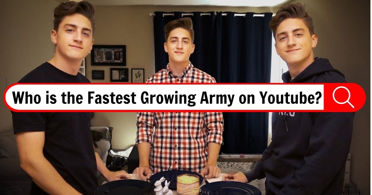 Who Is The Fastest Growing Army On YouTube In 2024?