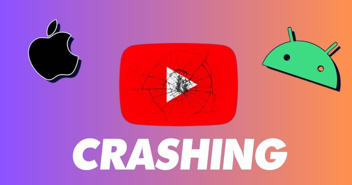 youtube keeps crashing iphone