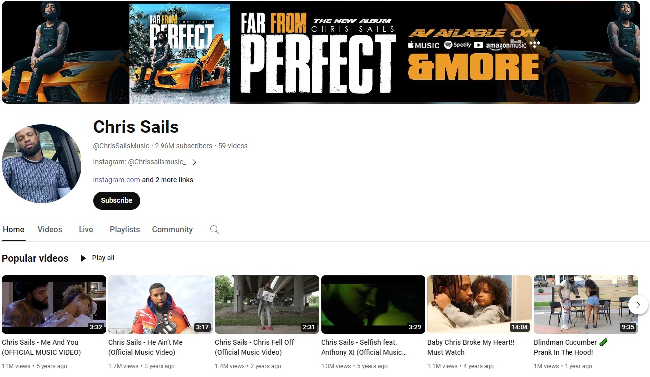 Chris Sails Youtube