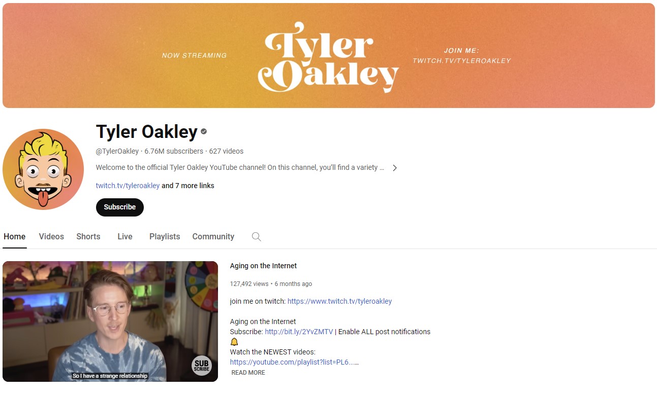 Tyler Oakley Youtuber
