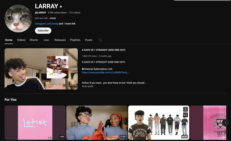 YouTubers that live in California - LARRAY